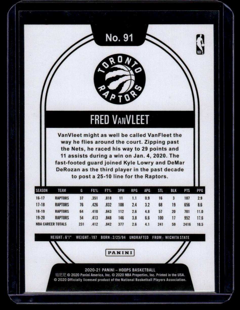 2020-21 Hoops #91 Fred VanVleet