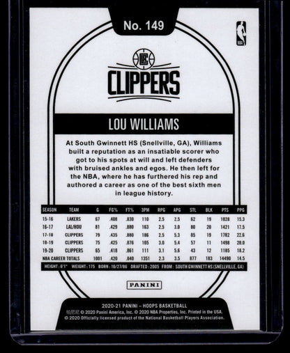 2020-21 Hoops #149 Lou Williams