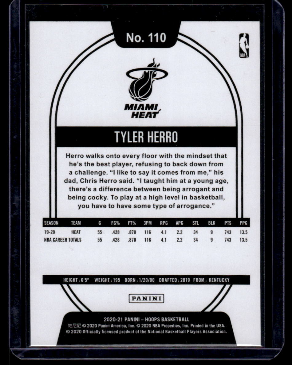 2020-21 Hoops #110 Tyler Herro