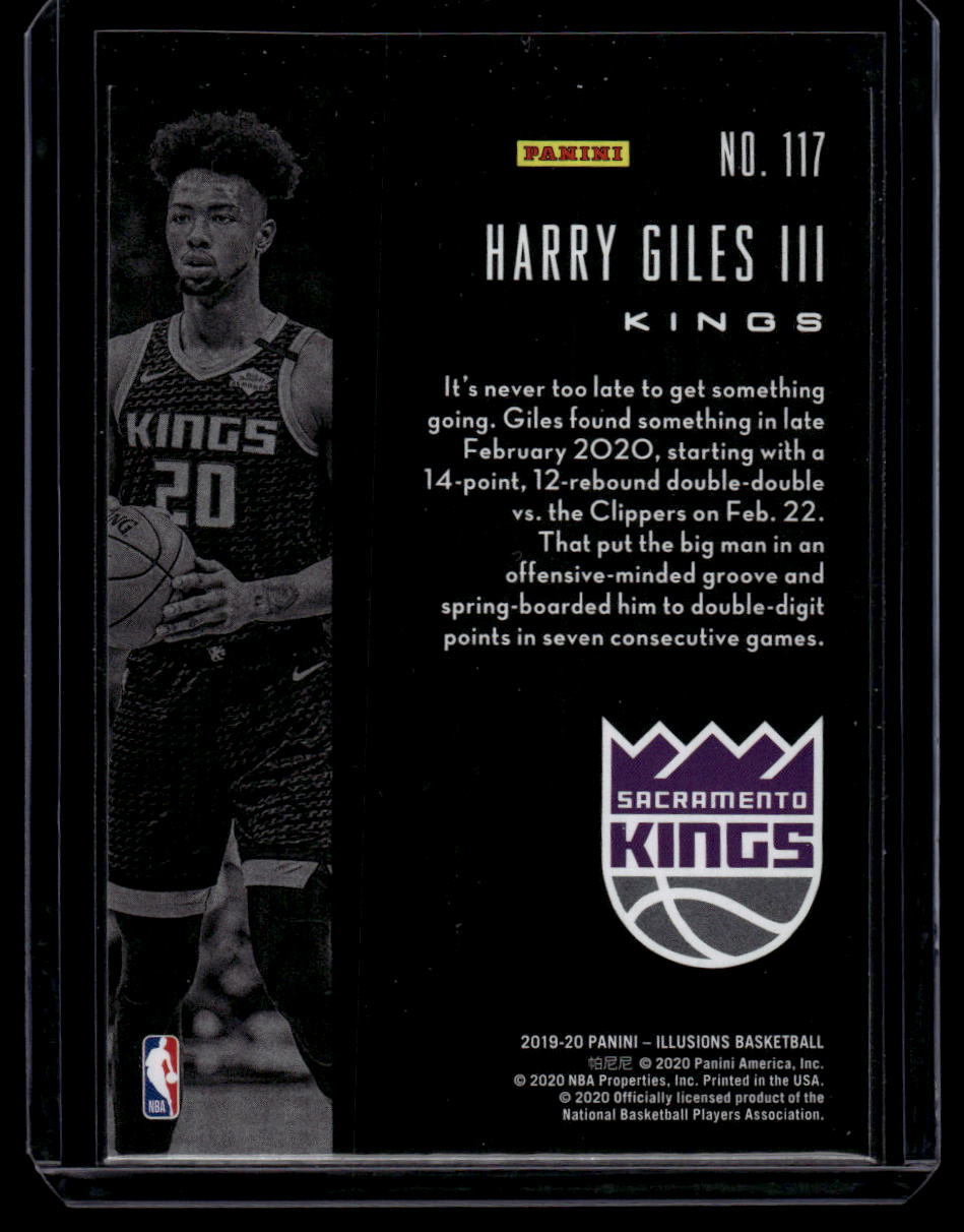 2019-20 Panini Illusions #117 Harry Giles III