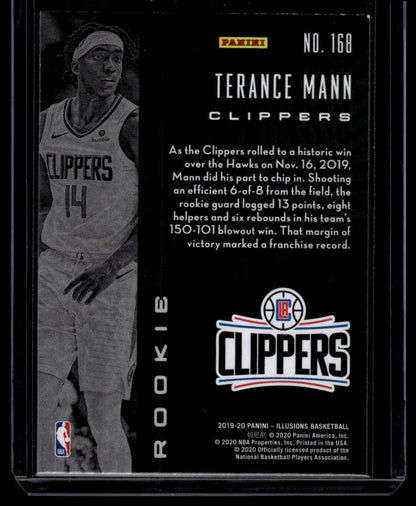 2019-20 Panini Illusions #168 Terance Mann