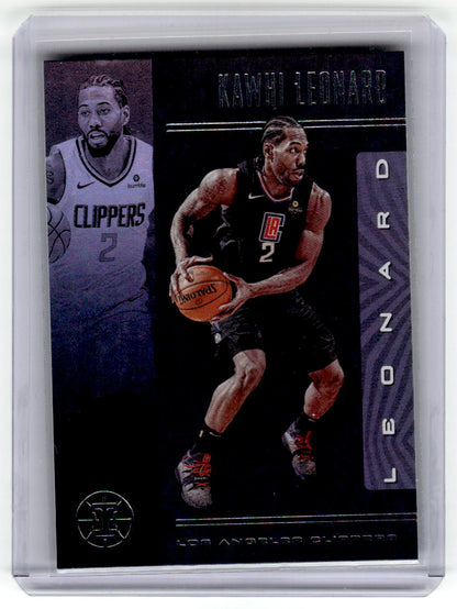 2019-20 Panini Illusions #125 Kawhi Leonard Sapphire