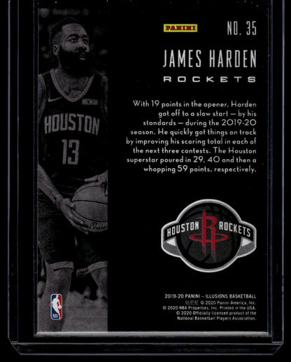 2019-20 Panini Illusions #35 James Harden