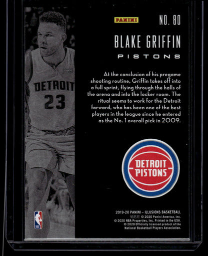 2019-20 Panini Illusions #80 Blake Griffin