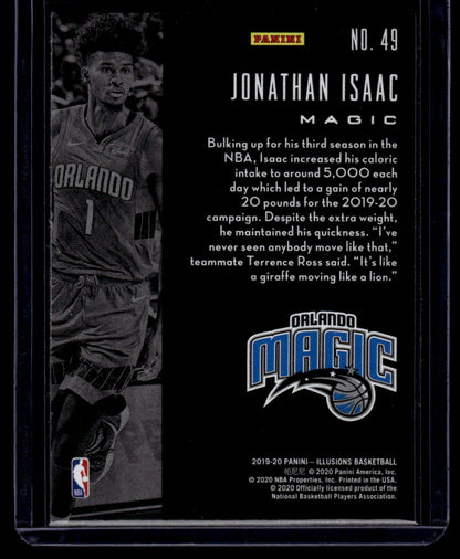 2019-20 Panini Illusions #49 Jonathan Isaac