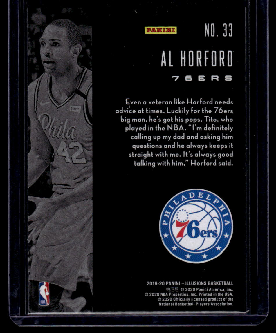 2019-20 Panini Illusions #33 Al Horford