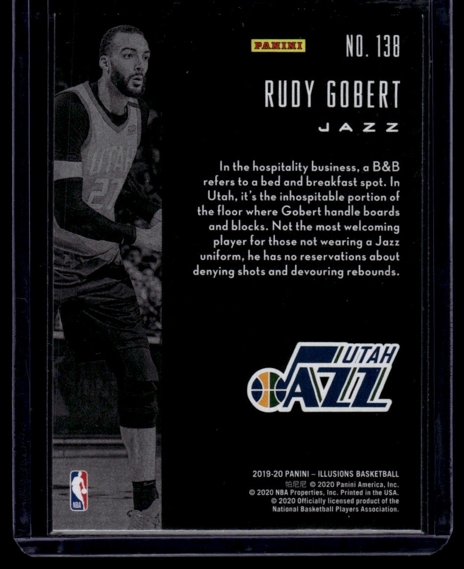 2019-20 Panini Illusions #138 Rudy Gobert