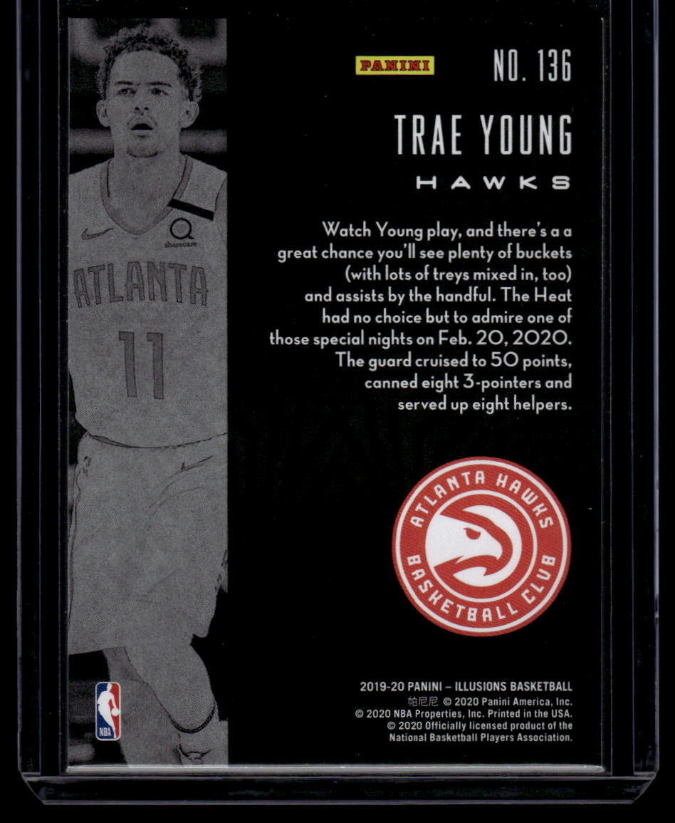 2019-20 Panini Illusions #136 Trae Young