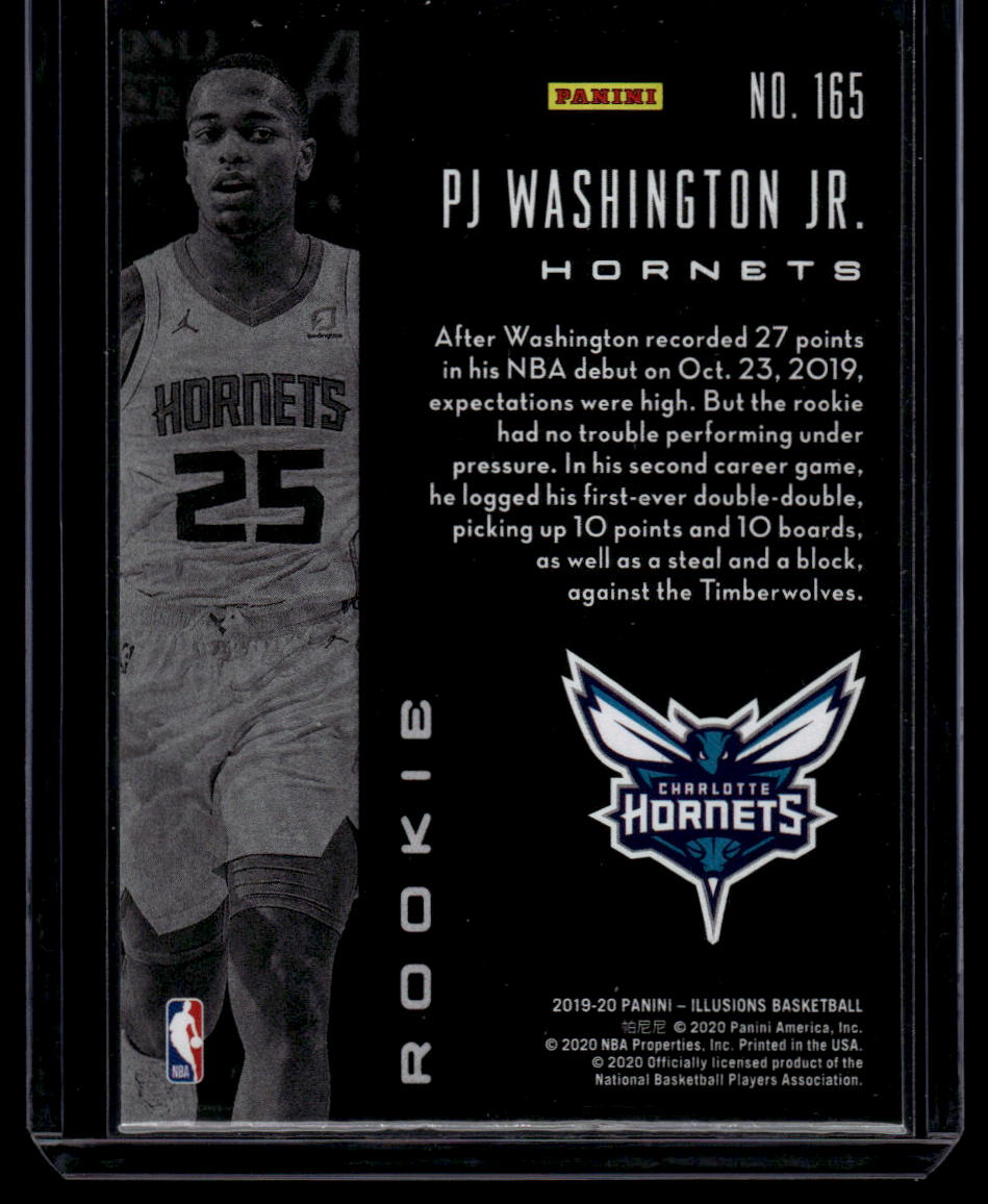 2019-20 Panini Illusions #165 PJ Washington Jr.