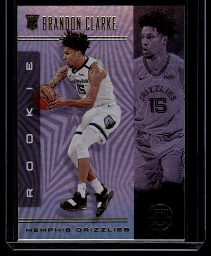 2019-20 Panini Illusions #197 Brandon Clarke