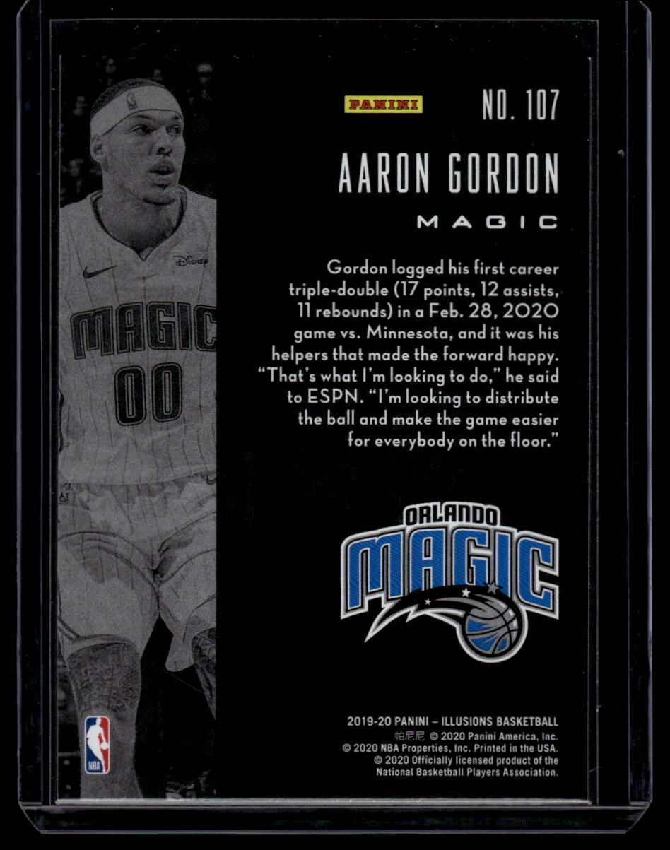 2019-20 Panini Illusions #107 Aaron Gordon