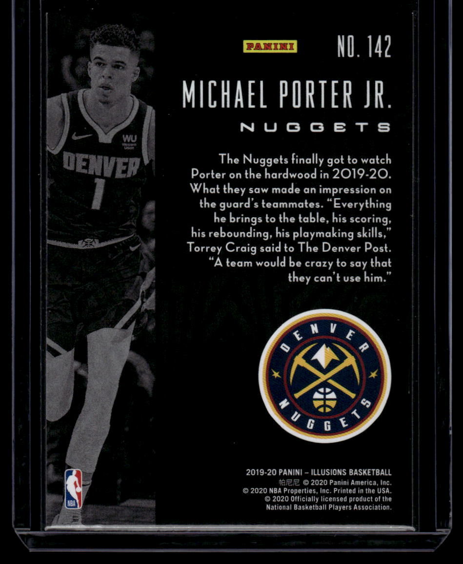 2019-20 Panini Illusions #142 Michael Porter Jr.