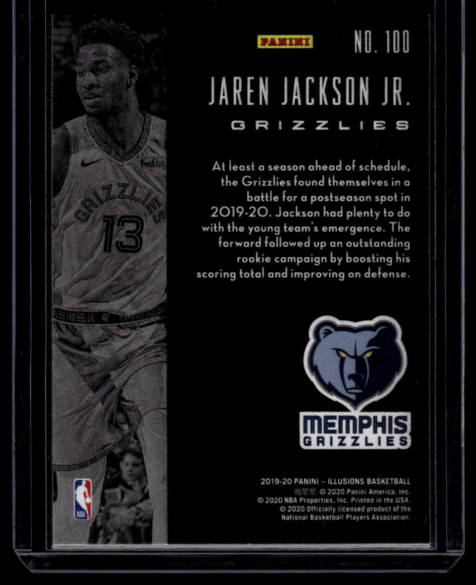 2019-20 Panini Illusions #100 Jaren Jackson Jr.