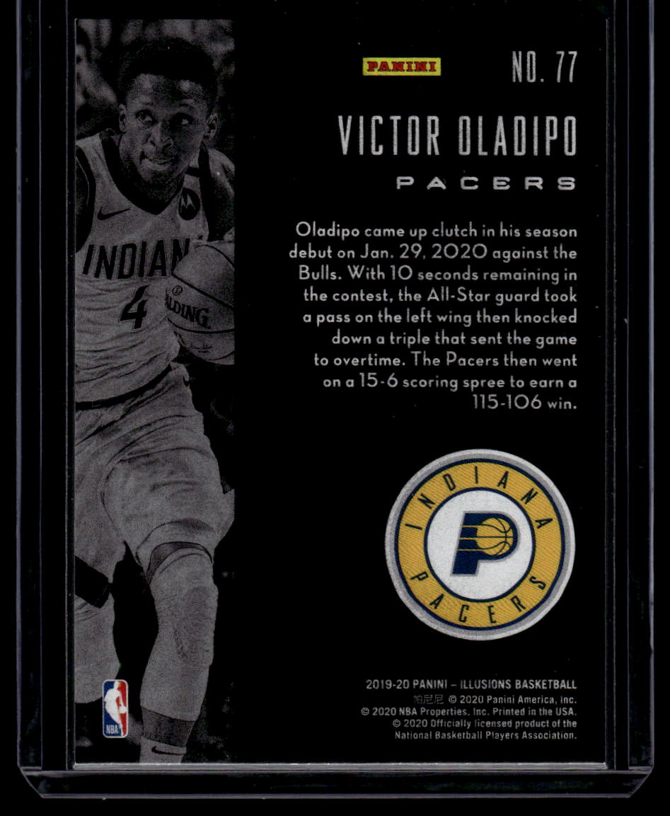 2019-20 Panini Illusions #77 Victor Oladipo