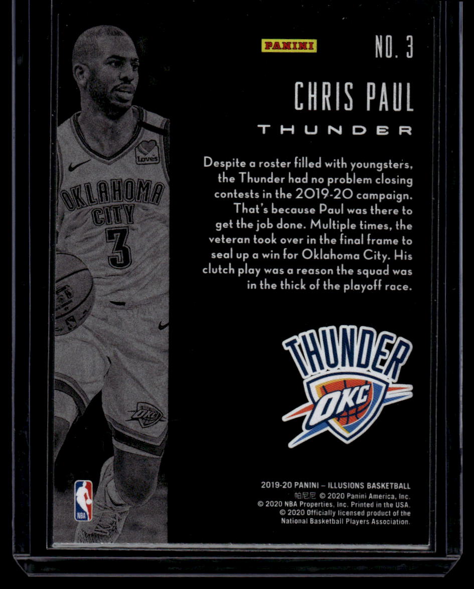 2019-20 Panini Illusions #3 Chris Paul