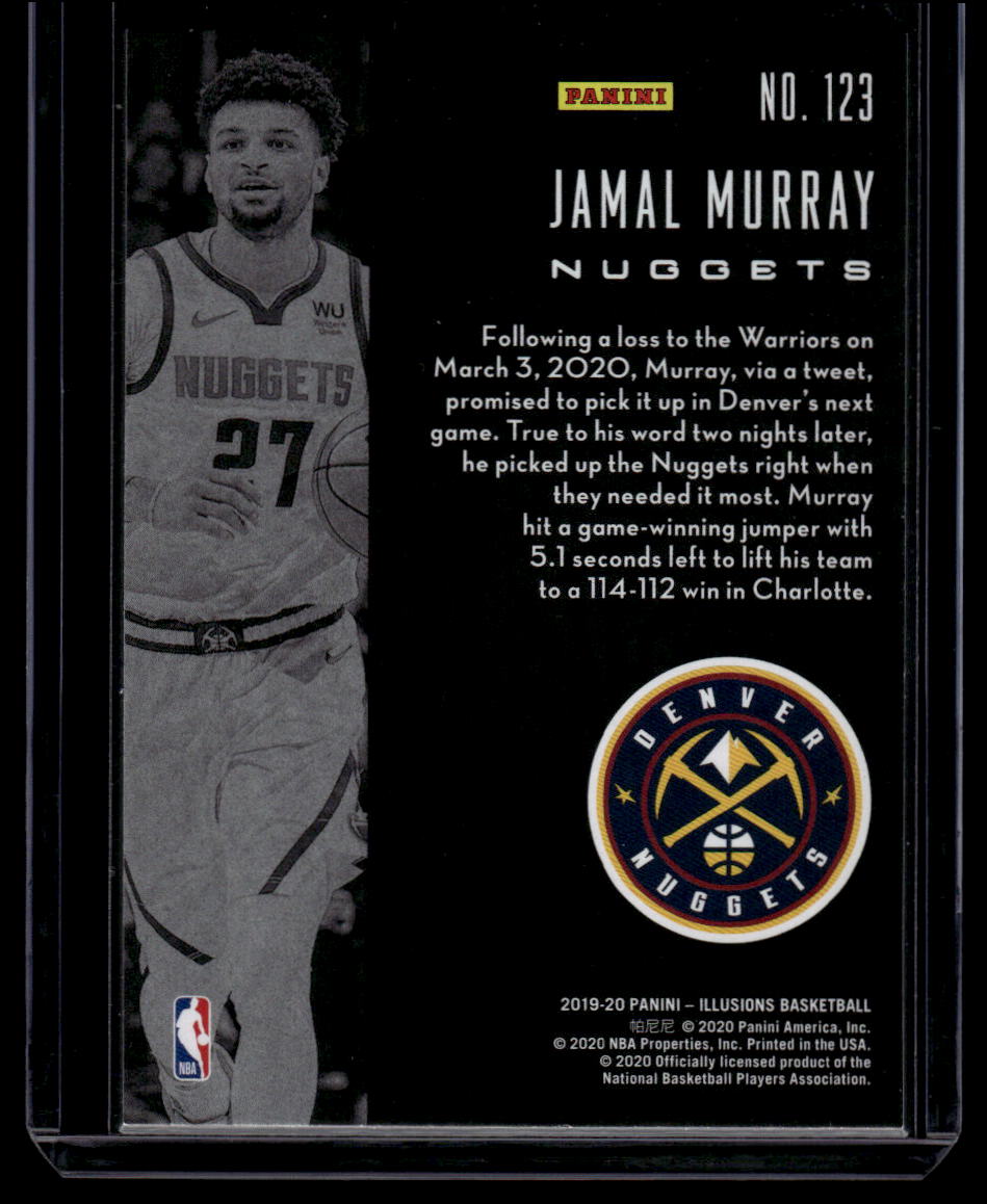 2019-20 Panini Illusions #123 Jamal Murray