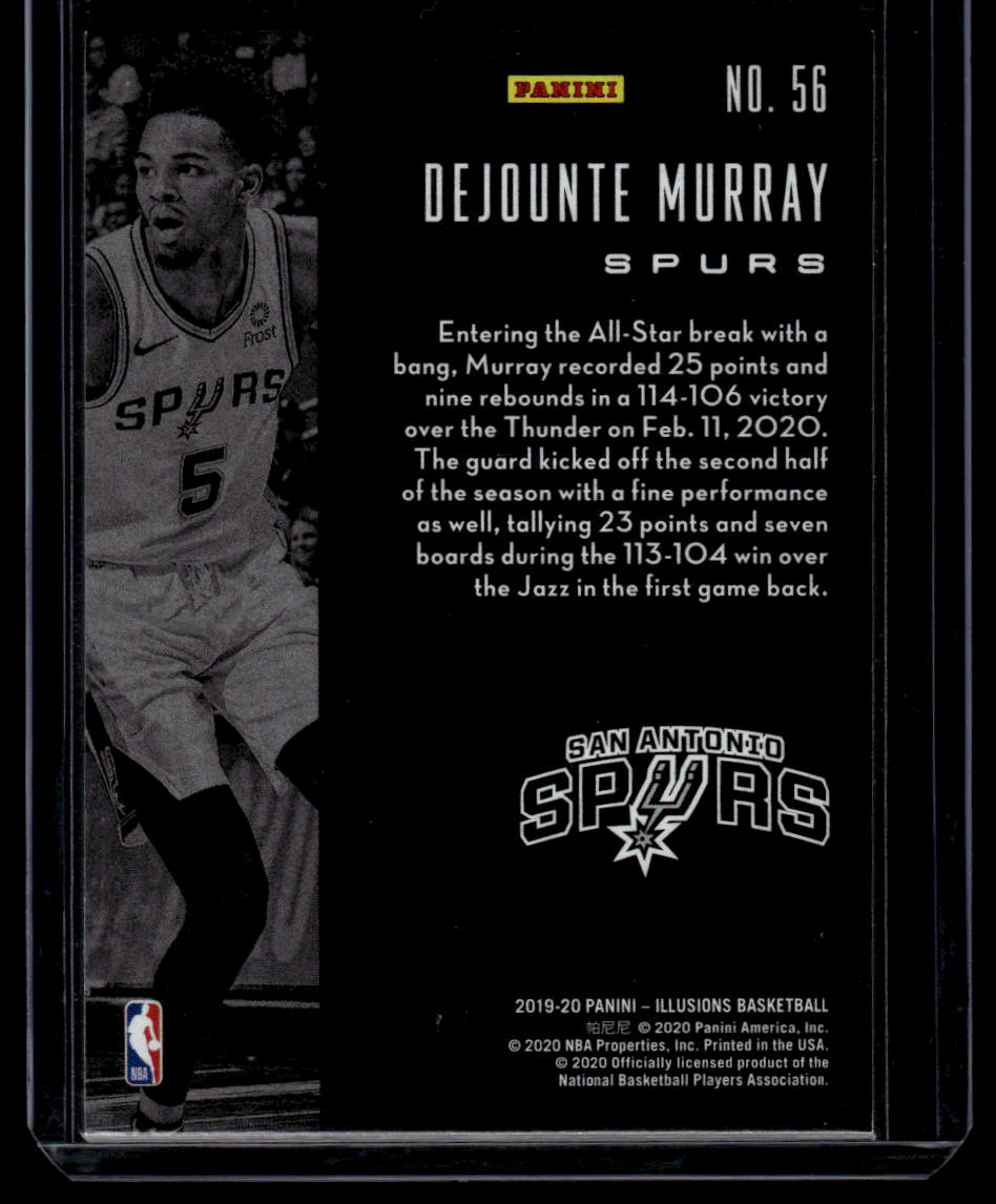 2019-20 Panini Illusions #56 Dejounte Murray