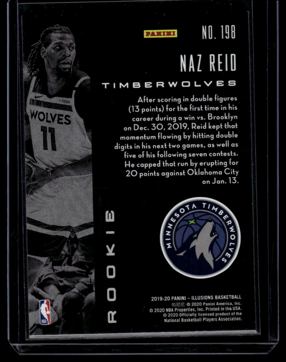 2019-20 Panini Illusions #198 Naz Reid