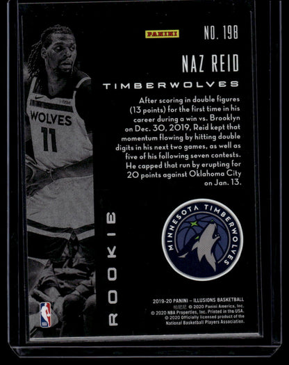 2019-20 Panini Illusions #198 Naz Reid