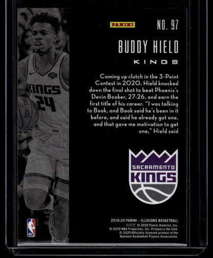 2019-20 Panini Illusions #97 Buddy Hield