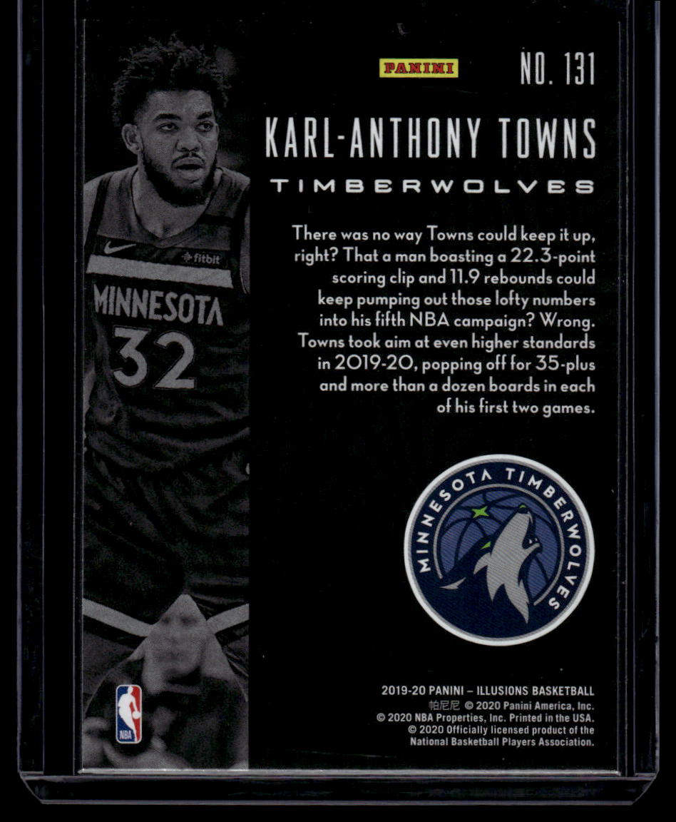 2019-20 Panini Illusions #131 Karl-Anthony Towns