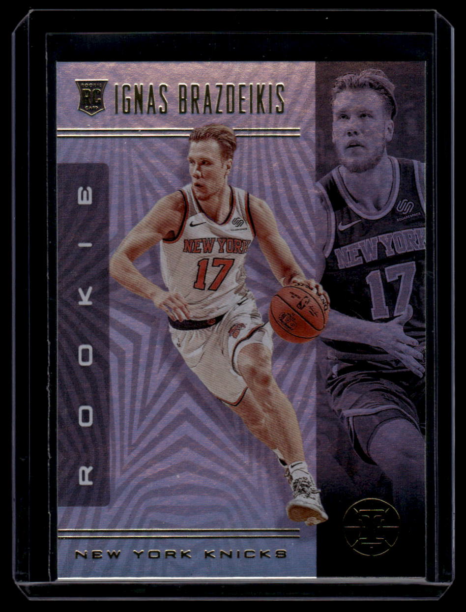 2019-20 Panini Illusions #184 Ignas Brazdeikis