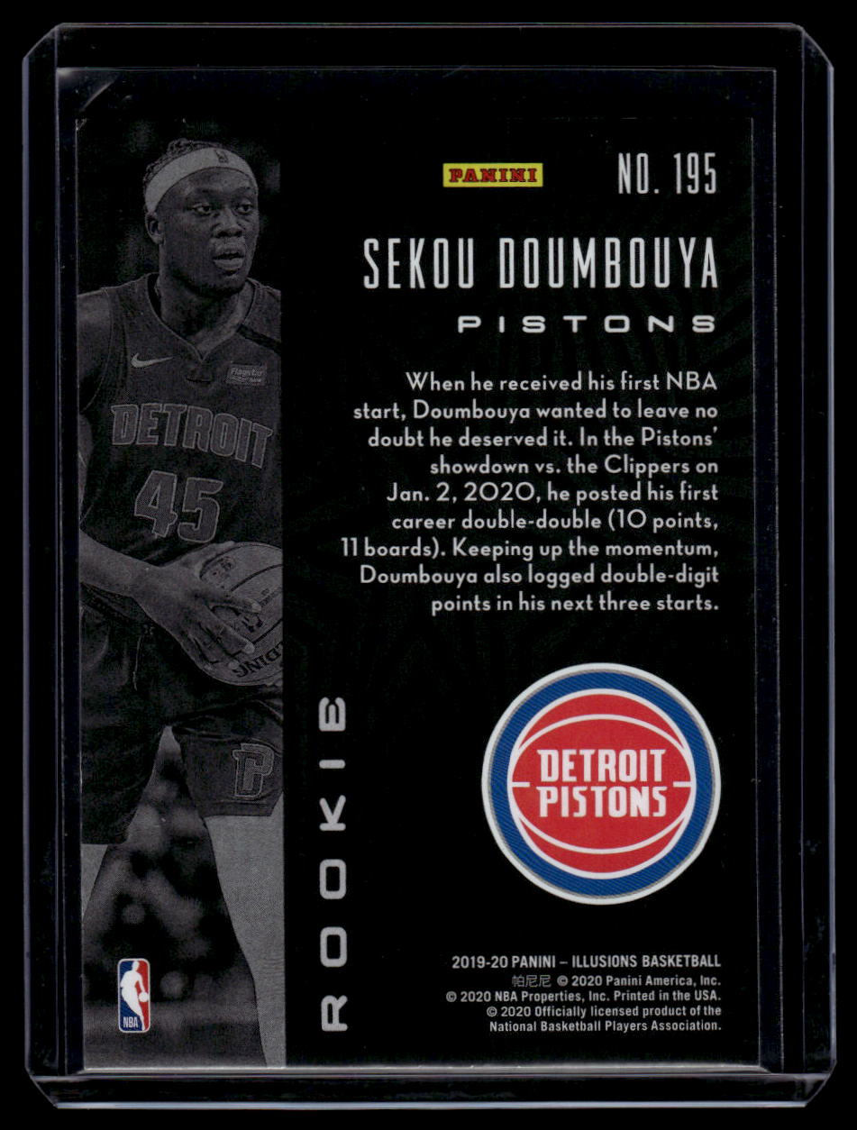 2019-20 Panini Illusions #195 Sekou Doumbouya