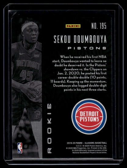 2019-20 Panini Illusions #195 Sekou Doumbouya