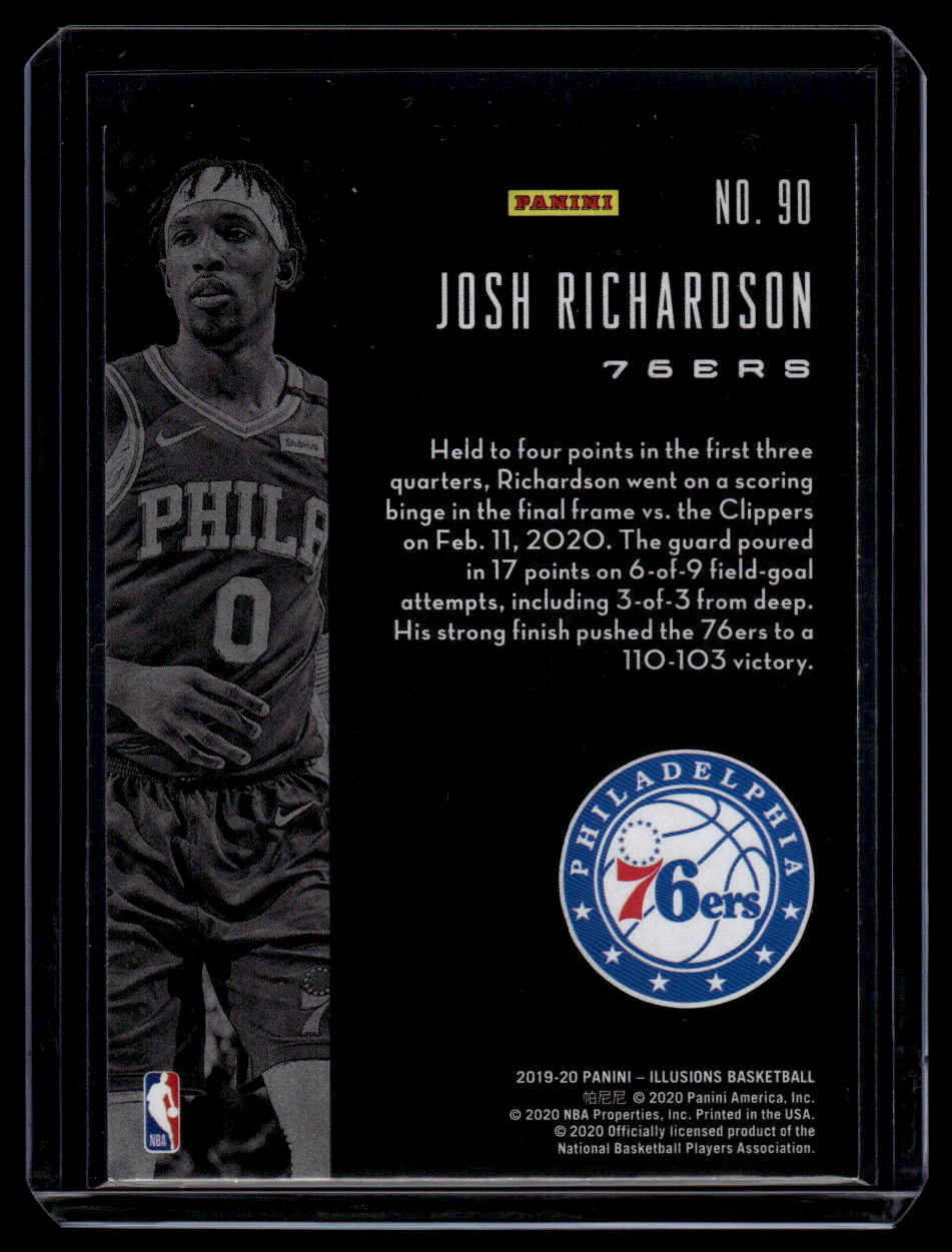 2019-20 Panini Illusions #90 Josh Richardson