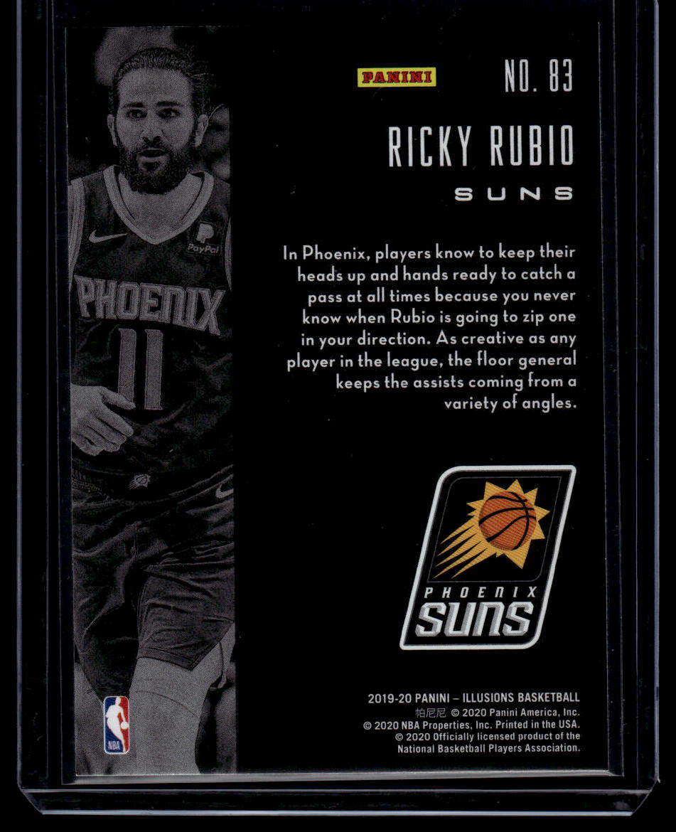 2019-20 Panini Illusions #83 Ricky Rubio