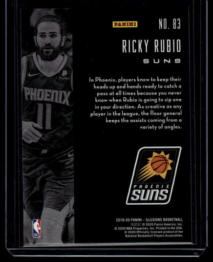 2019-20 Panini Illusions #83 Ricky Rubio