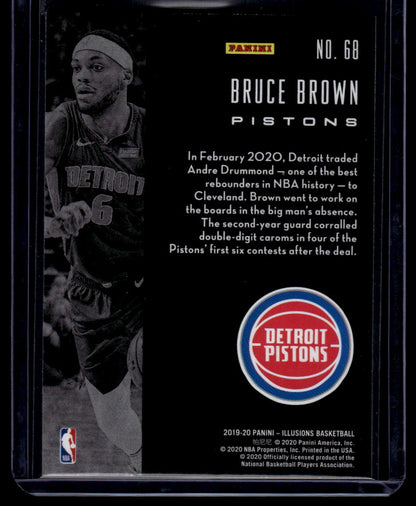 2019-20 Panini Illusions #68 Bruce Brown