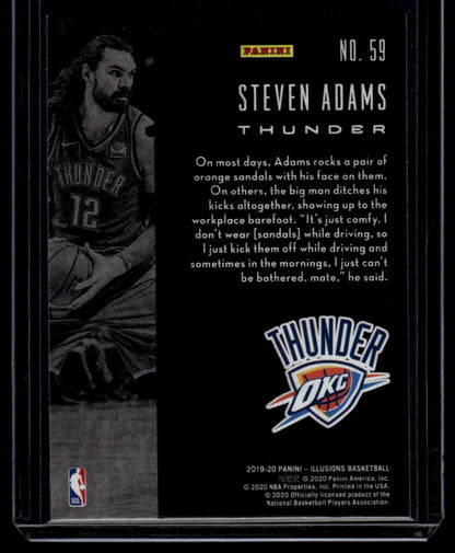 2019-20 Panini Illusions #59 Steven Adams