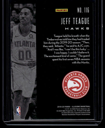 2019-20 Panini Illusions #116 Jeff Teague