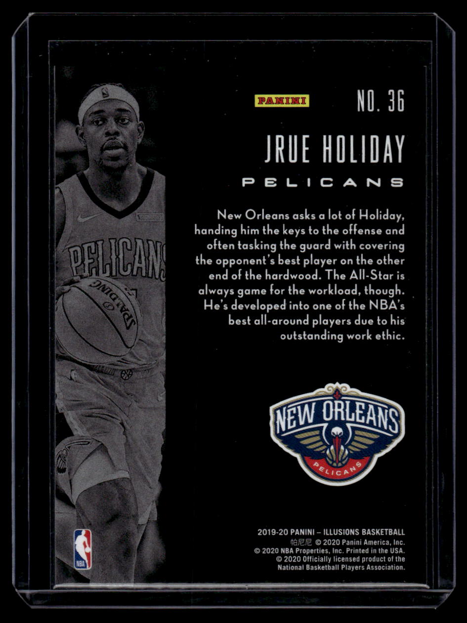 2019-20 Panini Illusions #36 Jrue Holiday Sapphire