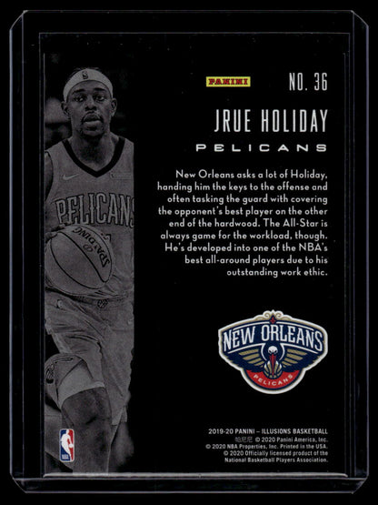 2019-20 Panini Illusions #36 Jrue Holiday Sapphire