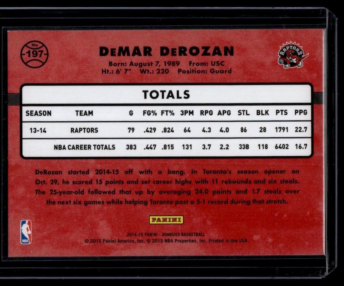 2014-15 Donruss #197 DeMar DeRozan