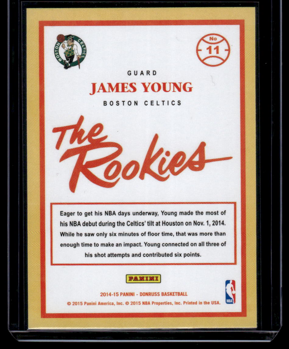 2014-15 Donruss #11 James Young The Rookies