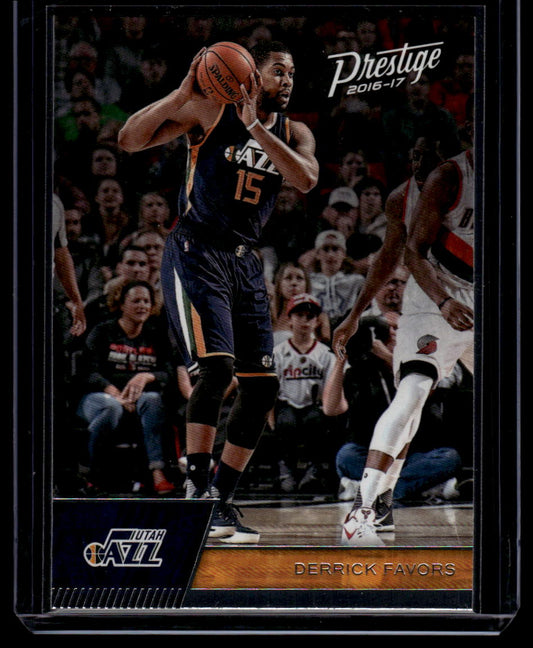 2016-17 Panini Prestige #64 Derrick Favors