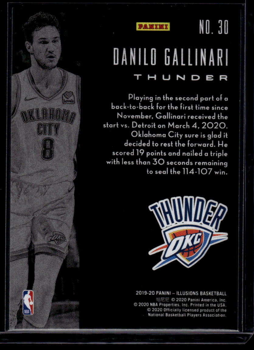 2019-20 Panini Illusions #30 Danilo Gallinari