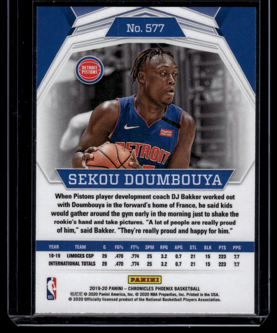 2019-20 Panini Chronicles #577 Sekou Doumbouya