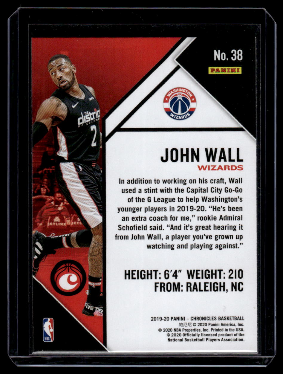 2019-20 Panini Chronicles #38 John Wall