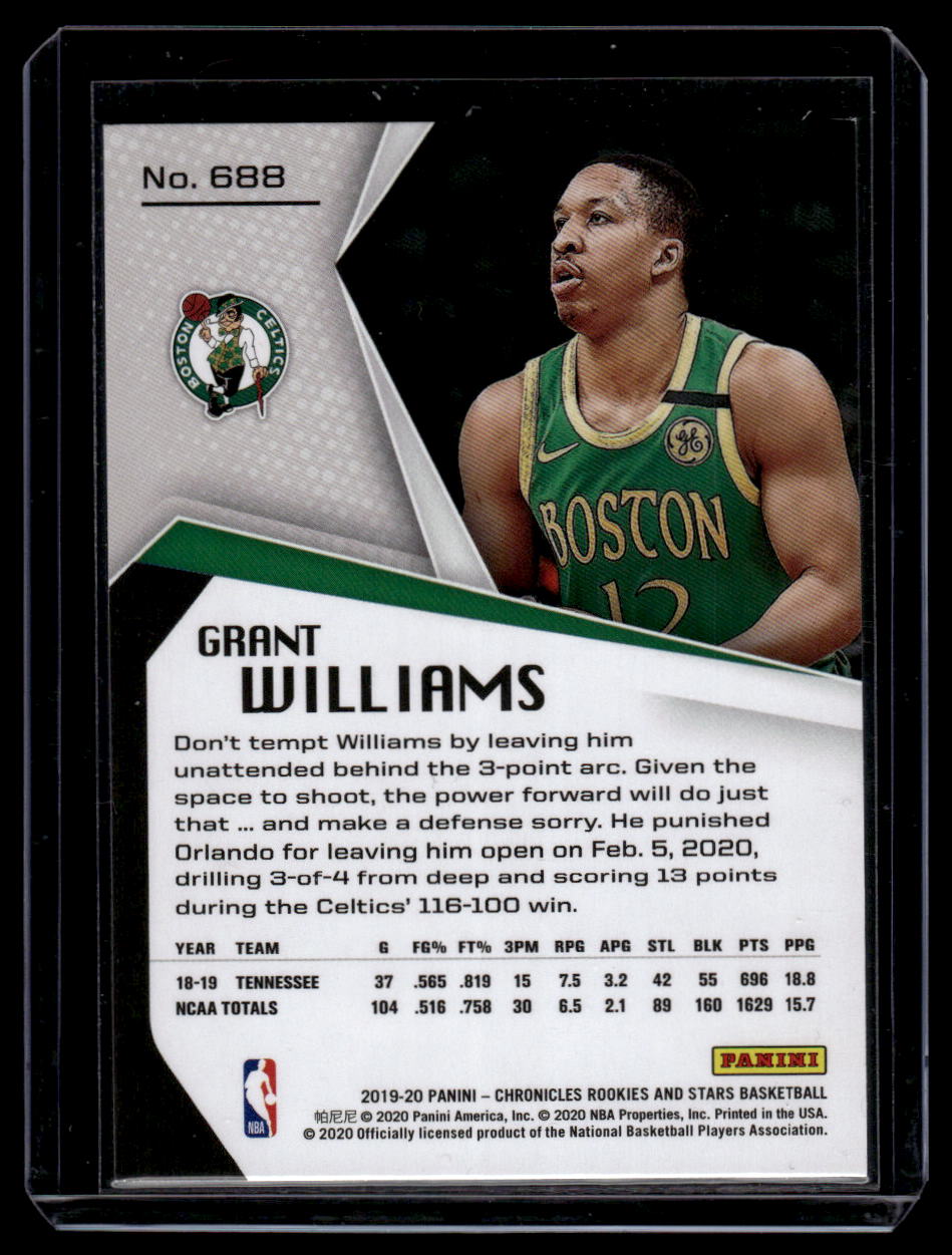 2019-20 Panini Chronicles #688 Grant Williams