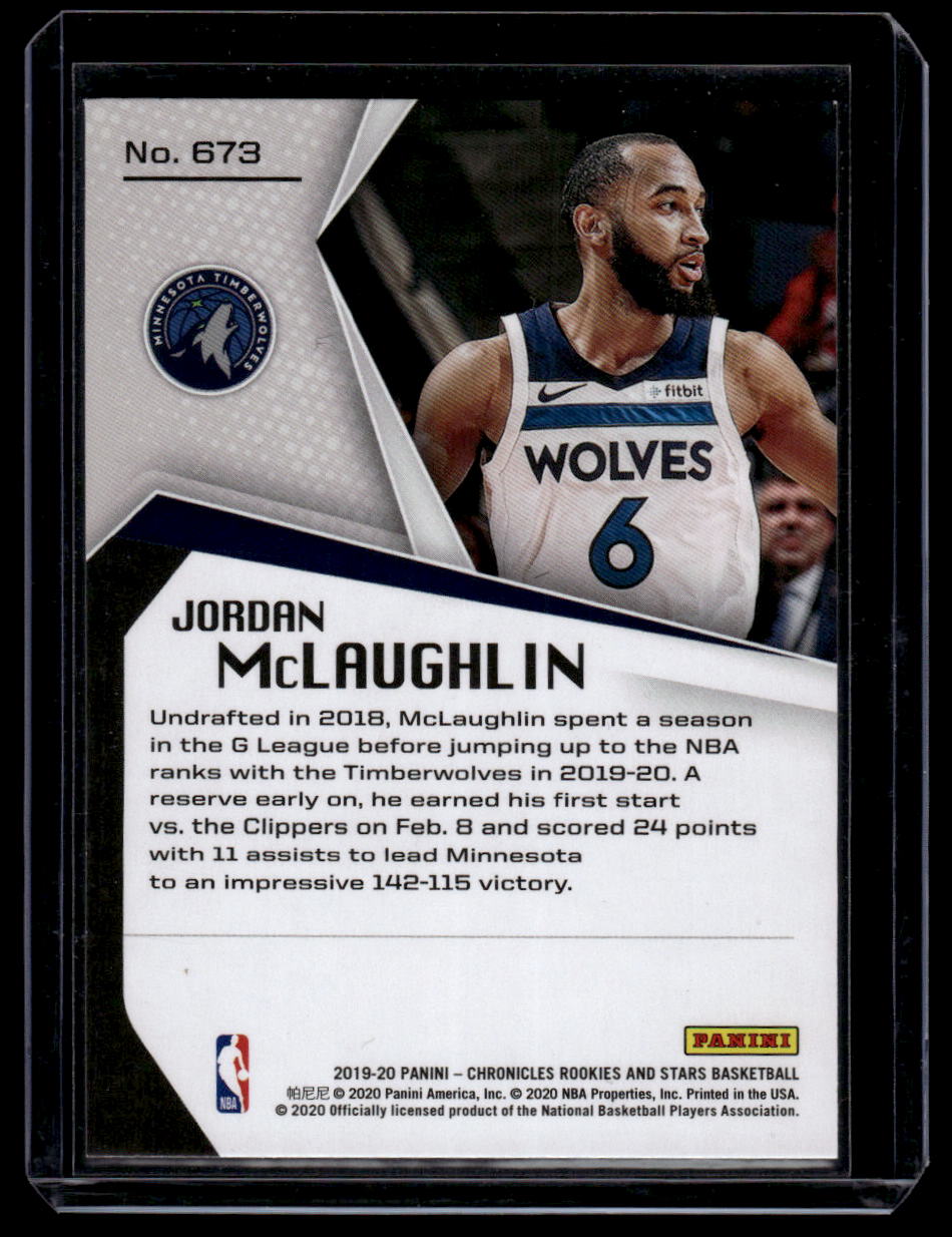 2019-20 Panini Chronicles #673 Jordan McLaughlin