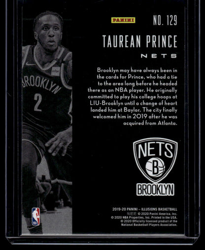 2019-20 Panini Illusions #129 Taurean Prince