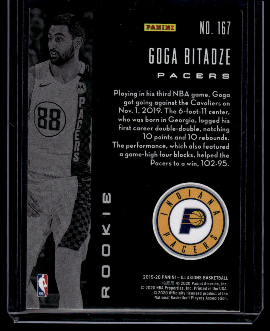 2019-20 Panini Illusions #167 Goga Bitadze