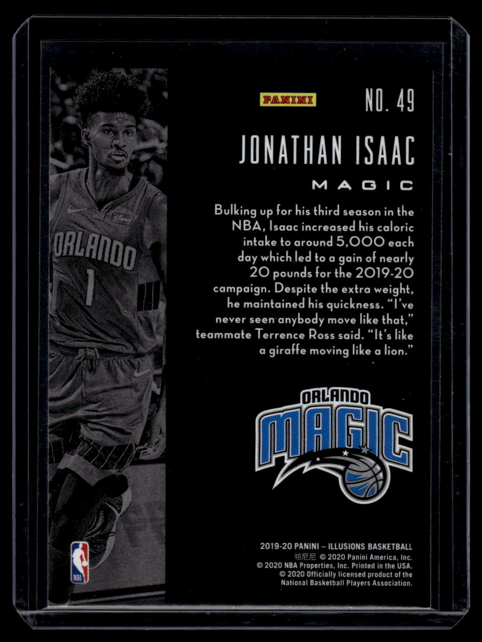 2019-20 Panini Illusions #49 Jonathan Isaac Sapphire