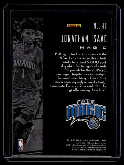 2019-20 Panini Illusions #49 Jonathan Isaac Sapphire