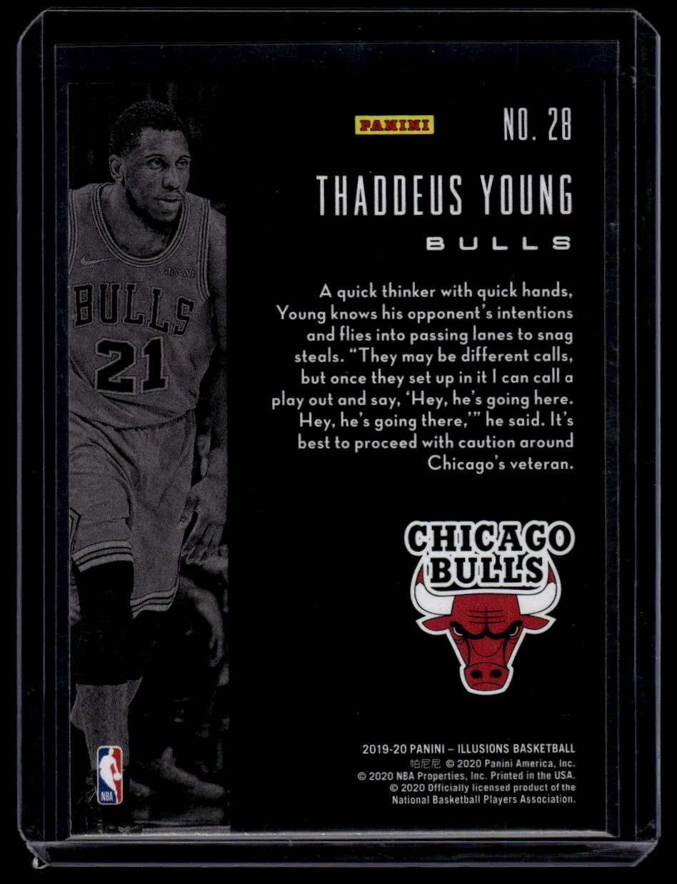 2019-20 Panini Illusions #28 Thaddeus Young