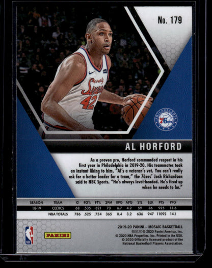 2019-20 Panini Mosaic #179 Al Horford